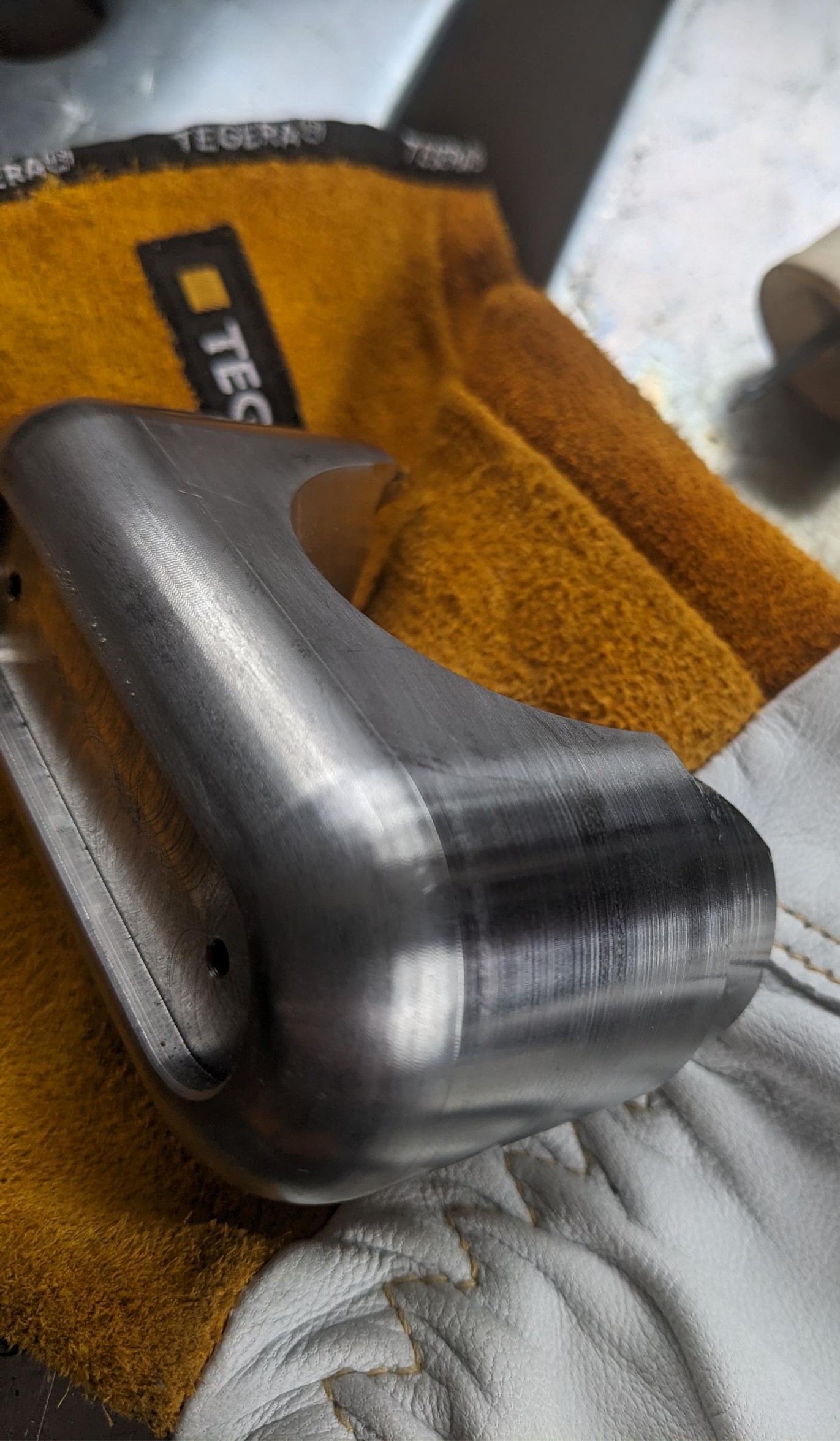 CNC machined stainless steel component